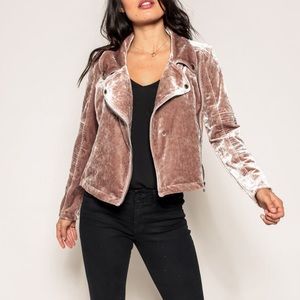 Marrakech Velvet Moto jacket